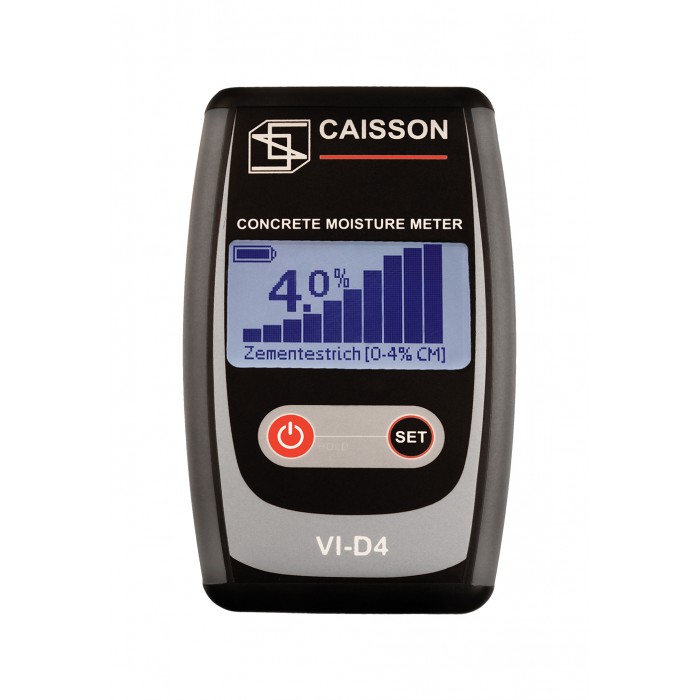CAISSON vochtmeter VI-D4 
beton met contact Elektroden